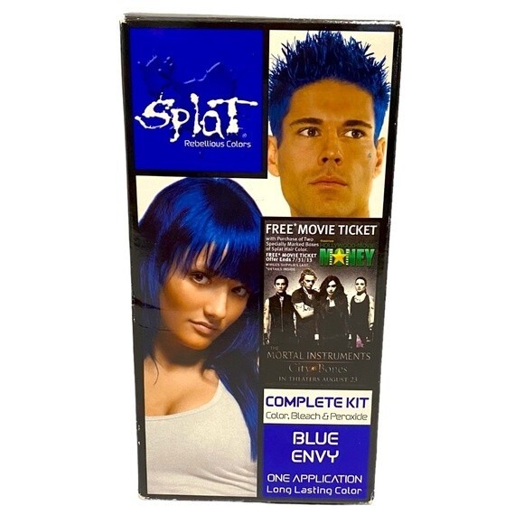 Splat Complete Hair Dye Kit, Blue Envy - Picture 2 of 5
